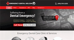 Desktop Screenshot of emergency-dental-365.com